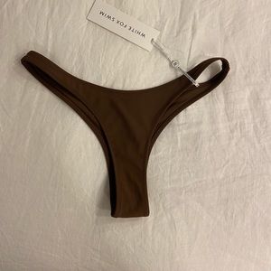 NWT White Fox Boutique Belmont Bottoms Chocolate